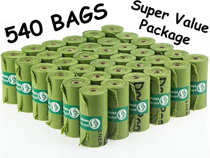 JP Walker Poop Bags – 100 Count Dog Waste Bags With E-Z Tie Handles